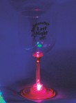 Bachelorette Flashing Wine Goblet