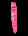 Sash W/ Bachelorette Logo Hot Pink