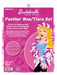 Bachelorette Feather Party Boa/tiara Set