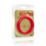 Wide Silicone Donut Red
