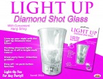 Light Up Diamond Shot Glass Clear