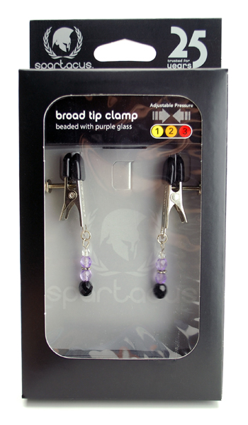 Adj Clamp W/purple Beads