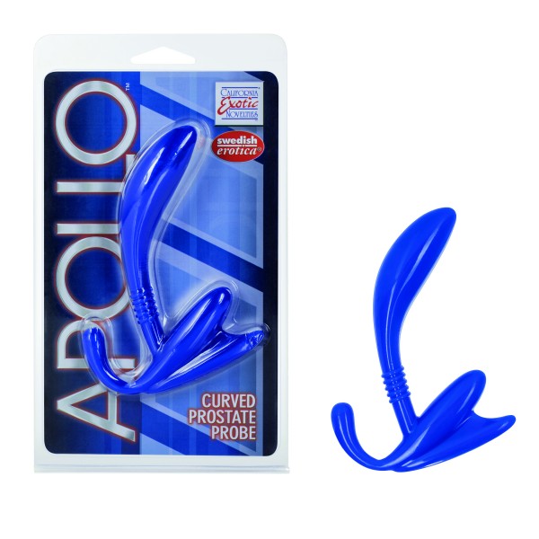 Apollo Curved Prostate Probe Blue