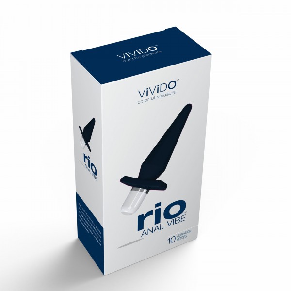 Vivido Rio Anal Vibe Just Black