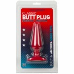 Butt Plug-red Slim Medium Cd