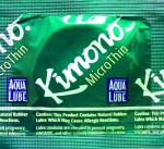 Kimono Microthin W/ Aqua Lube 3pk