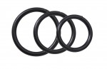 Black Steel C Ring Set