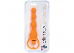 Climax Silicone Vib Anal Beads Orange
