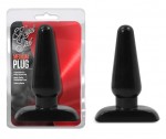 Hard Steel Medium Plug Black