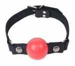 Nickel Free Silicone Ball Gag Large Red