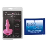 Crazy Girl Tushy Teaser Pink Clamshell