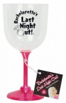 Bachelorette Flashing Wine Goblet