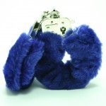 Plush Love Cuff Blue