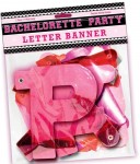 Bachelorette Party Letter Banner