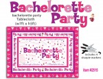 Bachelorette Party Tablecloth Trivia