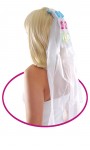 Flashing Pecker Wedding Veil