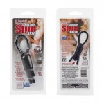 Stud Lasso Vibrating Silicone Black