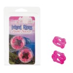 Island Rings Double Stackers- Pink