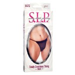 Crotchless Thong Black M/l