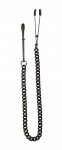 Black Tweezer Clamp W/link Chain