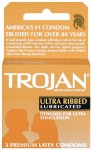 Trojan Ribbed 3pk