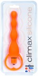 Climax Silicone Vib Anal Beads Orange