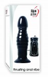 Adam & Eve Thrusting Anal Vibe Black