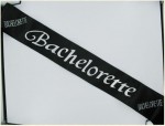 Bachelorette Black Sash