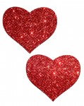 Pastease Heart Red Glitter