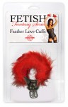 Fetish Fantasy Feather Love Cuffs Red