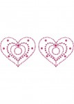 Pasties Crystal Heart Pink